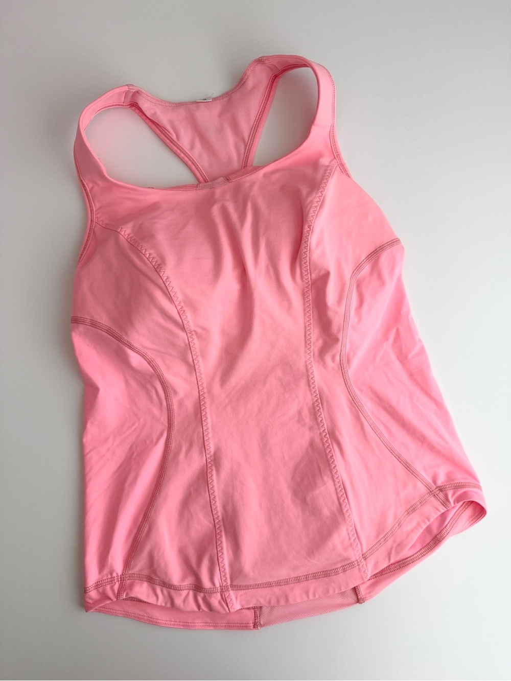 Lululemon Light Salmon Padded Racerback Tank